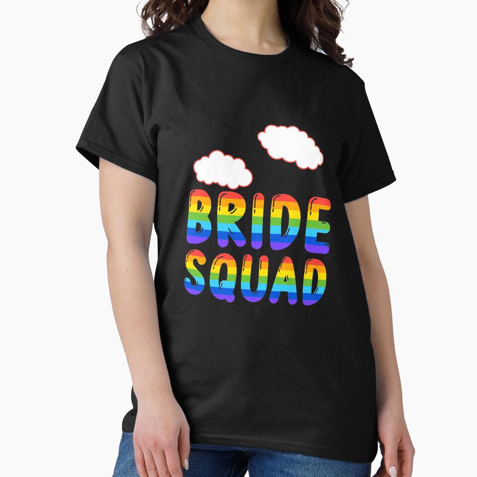Funny Bachelorette Bride Squad Party Team | by ShirtStar0815