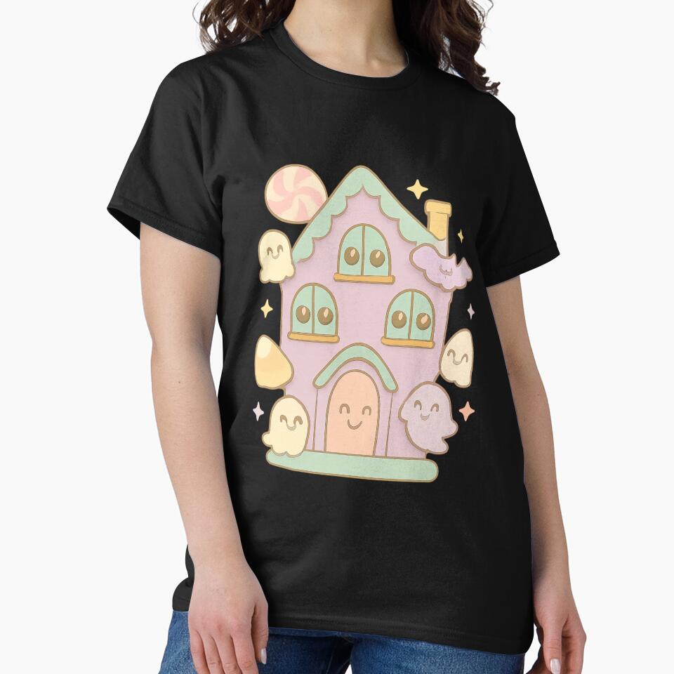 Kawaii Haunted House – Cute Pastel Halloween House by POPDOTSHOP