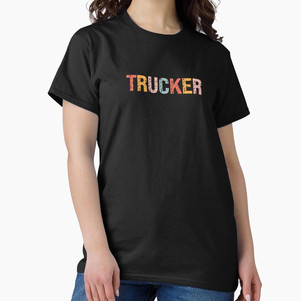 Colorful Trucker Text by kelvinmunene13