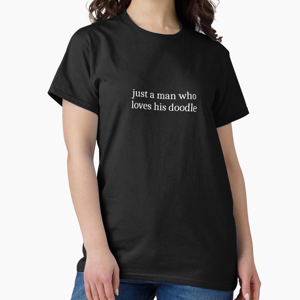Just A Man Who Loves His Doodle by Sleepy Cat Design