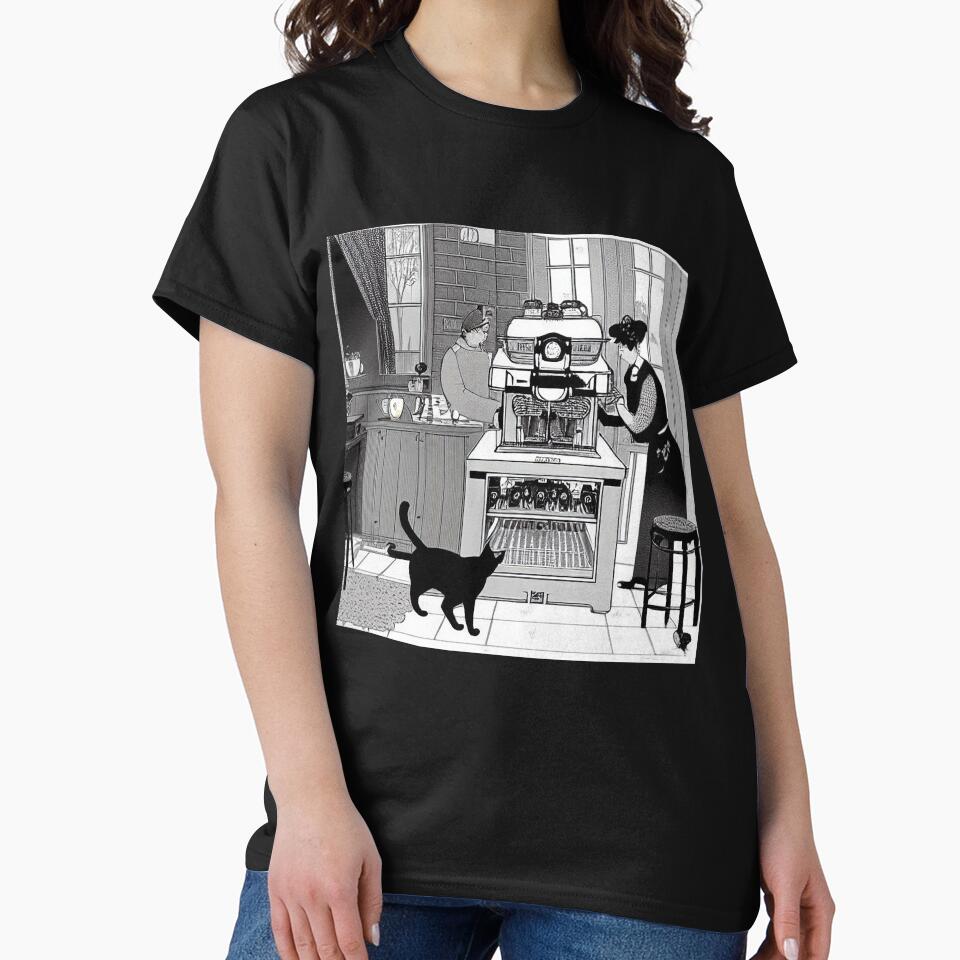 The Barista Cat and the Espresso I by dibsmft