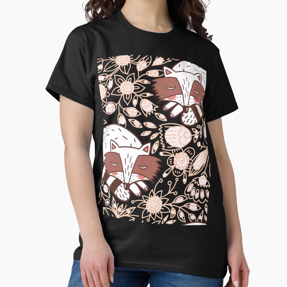 Cute Sleepy Raccoons Pattern by Alladin7