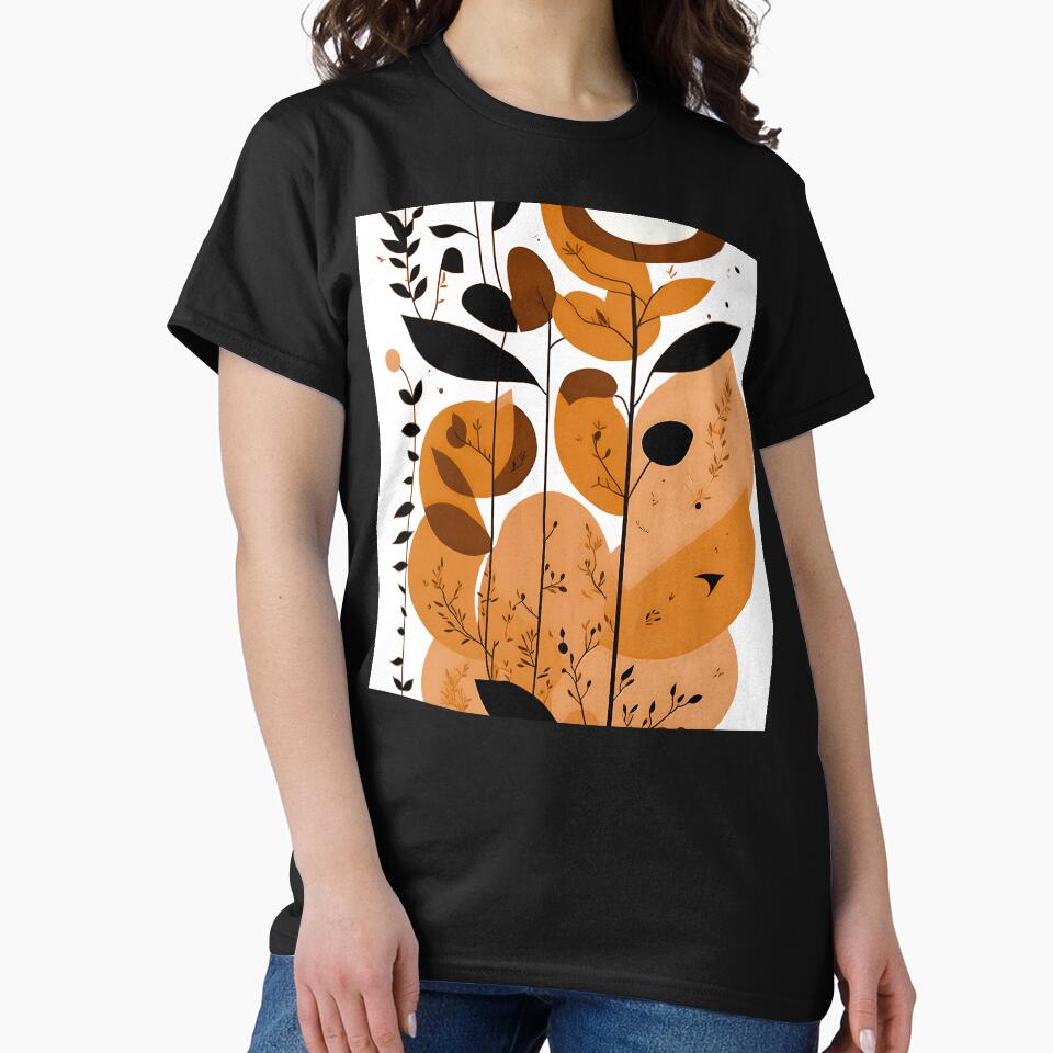 Boho Organic Shapes In Earthtones And Peach-Banana by DEC02