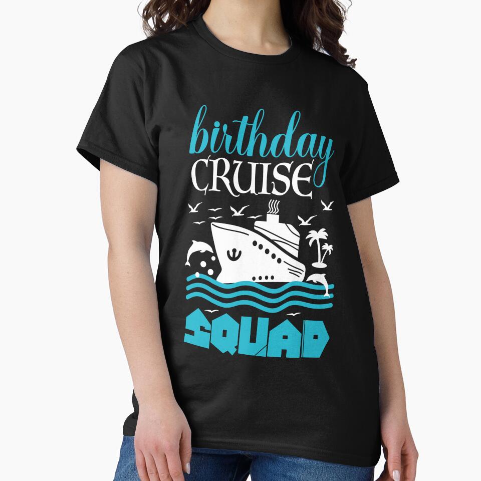 Birthday Cruise Squad Cruising Vacation Funny Birthday by MarvSeel