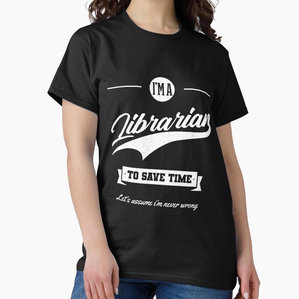 I am Librarian - Librarian Job Gift Funny by DiogoCalheiros