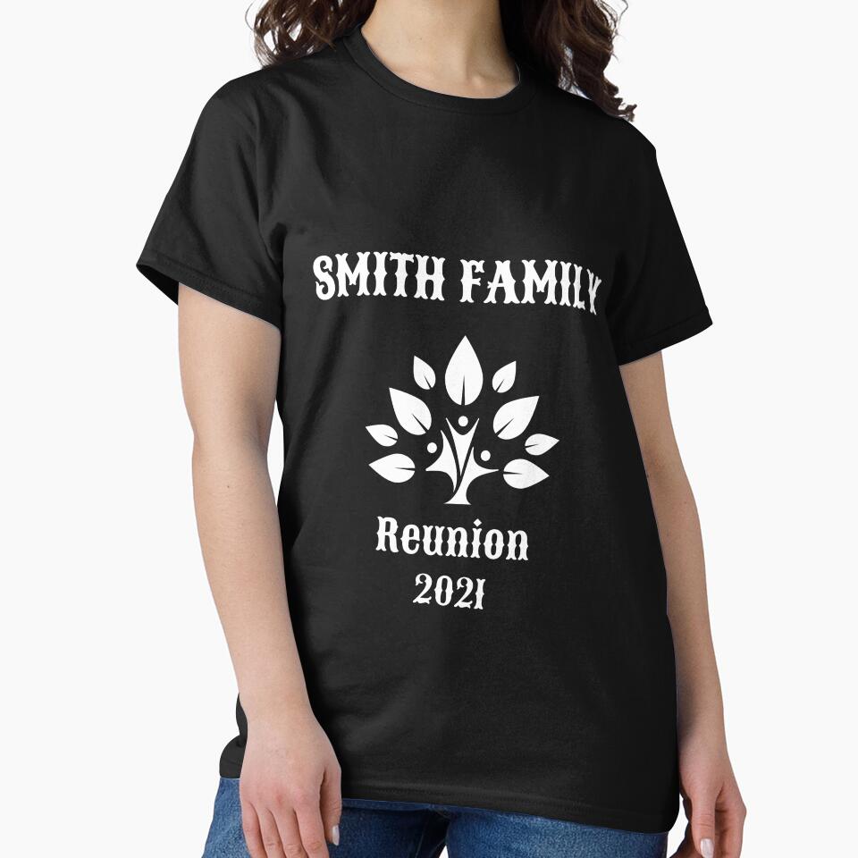 Smith Family Reunion 2021 Art in White by KarisCanvasShop