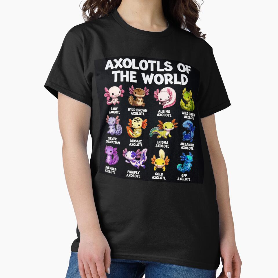 Axolotls Of The World Axolotl Types Morphs by SMARTKIT  DESIGNAGENCY