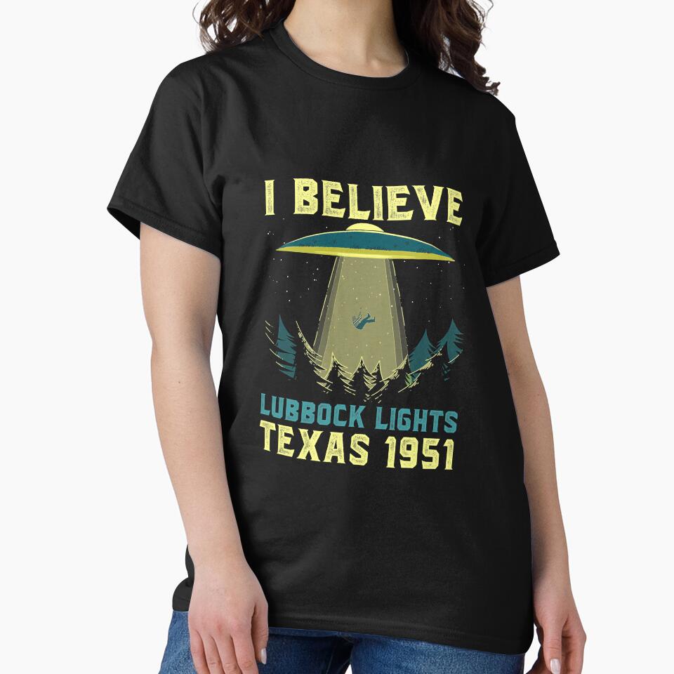 I Believe Lubbock Lights Texas 1951 by BundlerVq