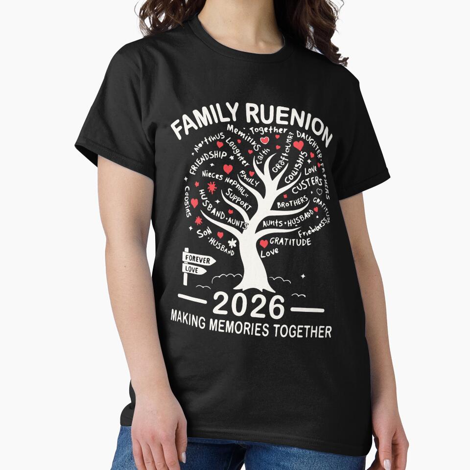 Family Reunion 2026 | Making Memories Together Tree Design by kiralynstration