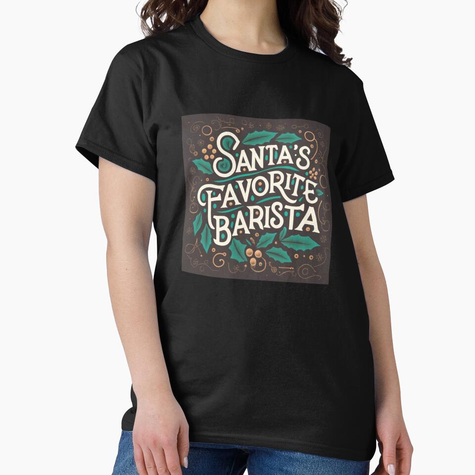 Humorous Christmas Gift: Santa's Favorite Barista by randomorder