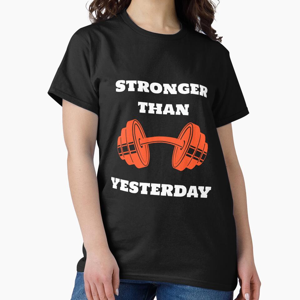 Stronger Than Yesterday Design by PucksPlace