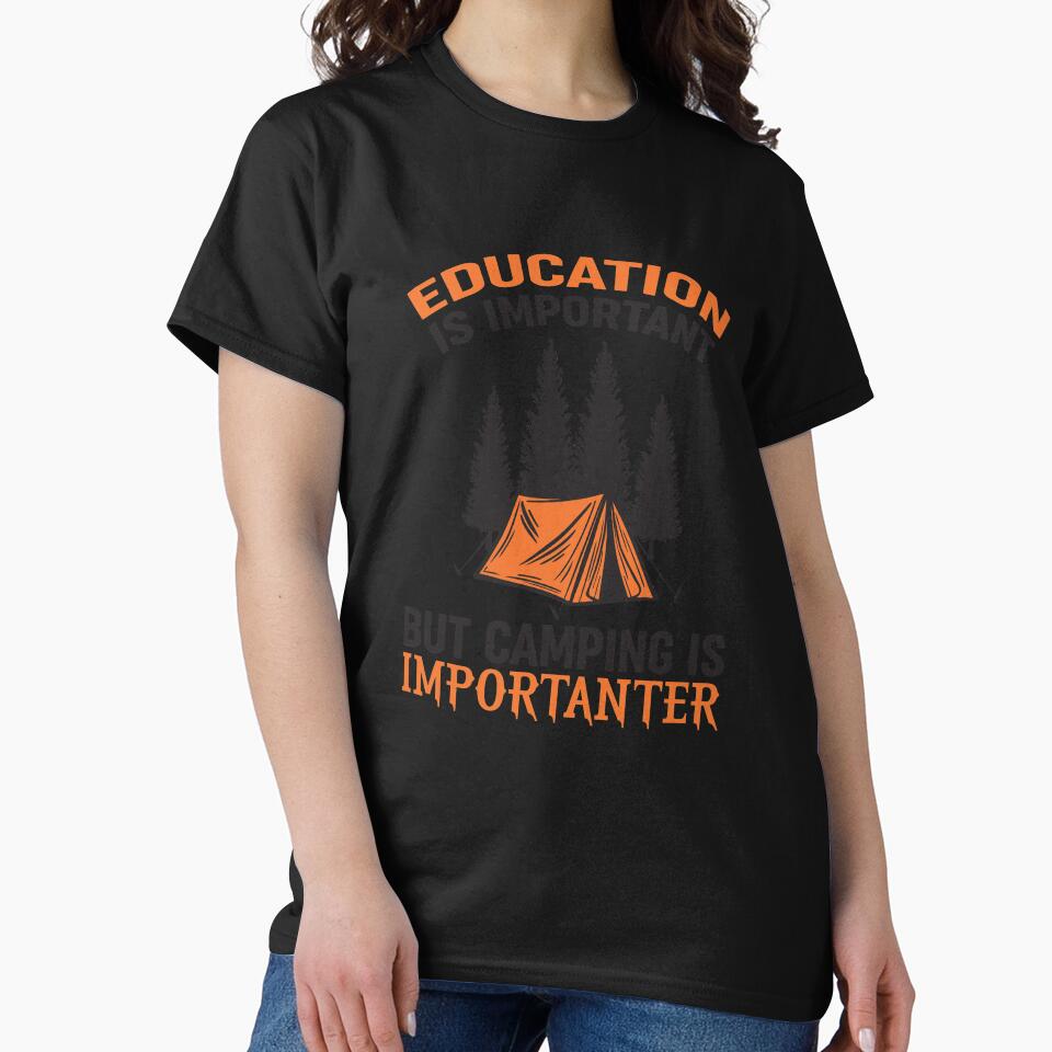 Eduaction is important but Camping is Importanter by Elitekampfei