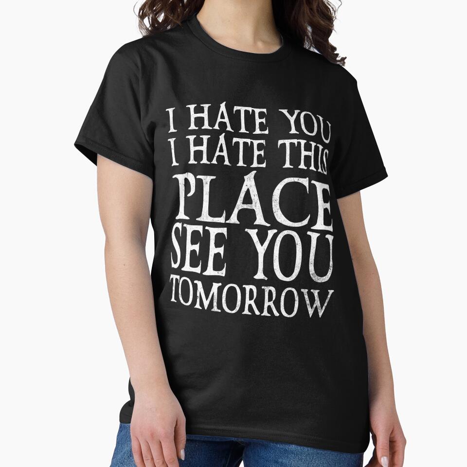 I Hate You I Hate This Fitness Gym Bodybuilding by Wildchagapicker