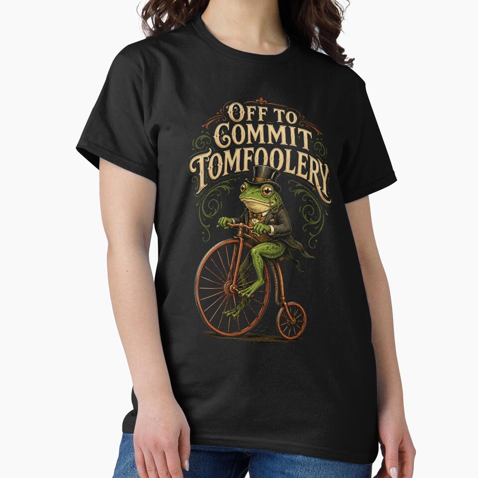 Mischievous Frog Gentleman Penny-Farthing Ride by Feral Feline