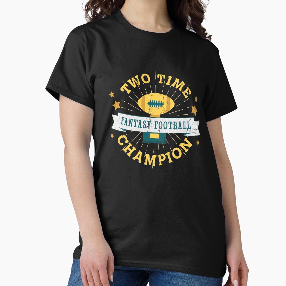Two Time Champion Fantasy Football by Space Fox