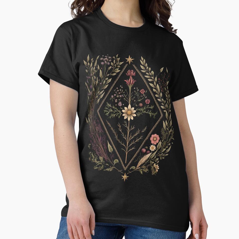 Sacred Geometry Wicca Wildflowers by Enyr