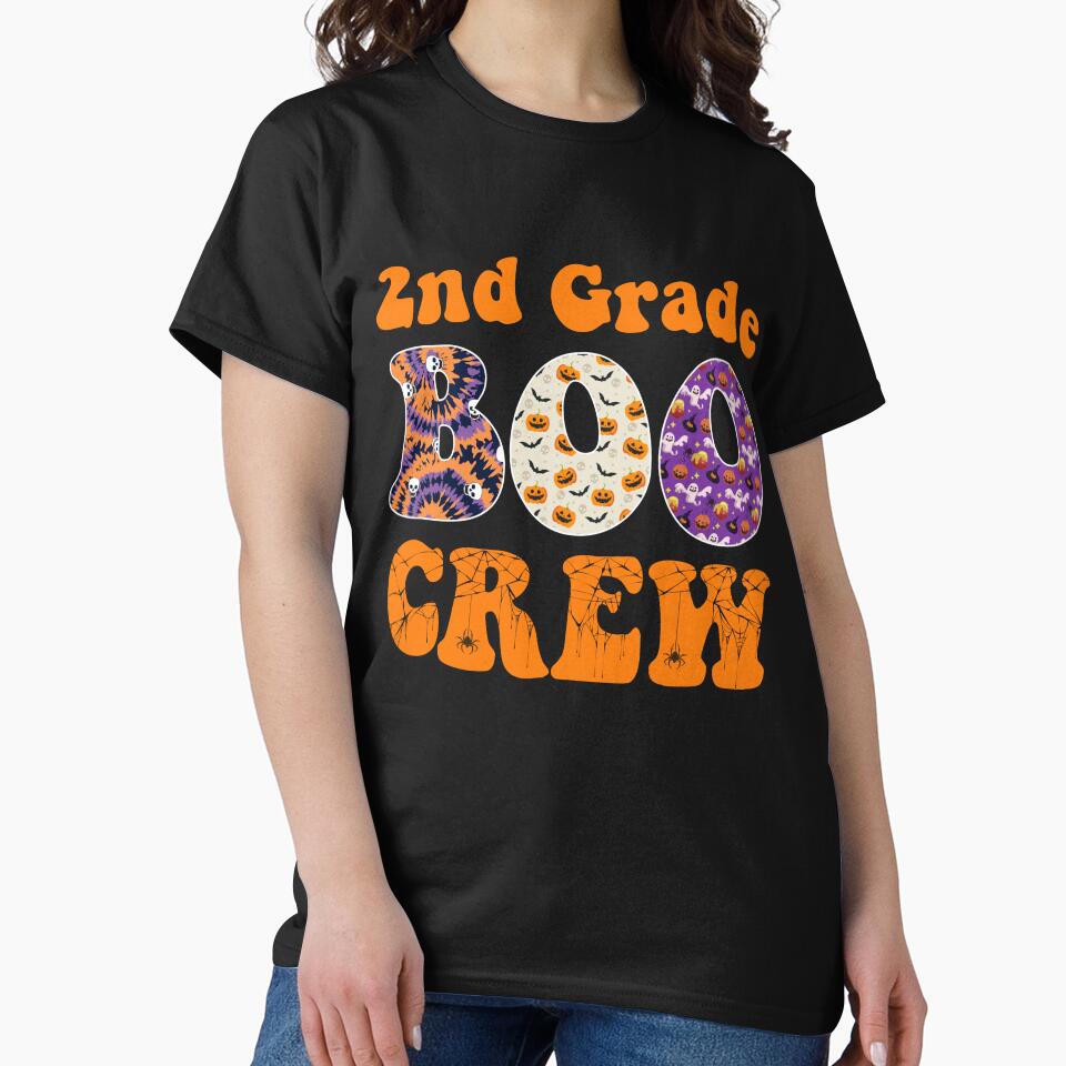 2nd Grade Boo Crew 2nd Grade Boys Girls Kids Funny Halloween Costume by zenzeroart ⭐⭐⭐⭐⭐