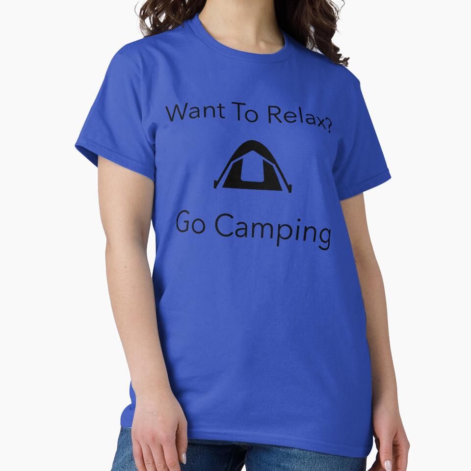 Camping T-Shirt by Funny-Tees4U