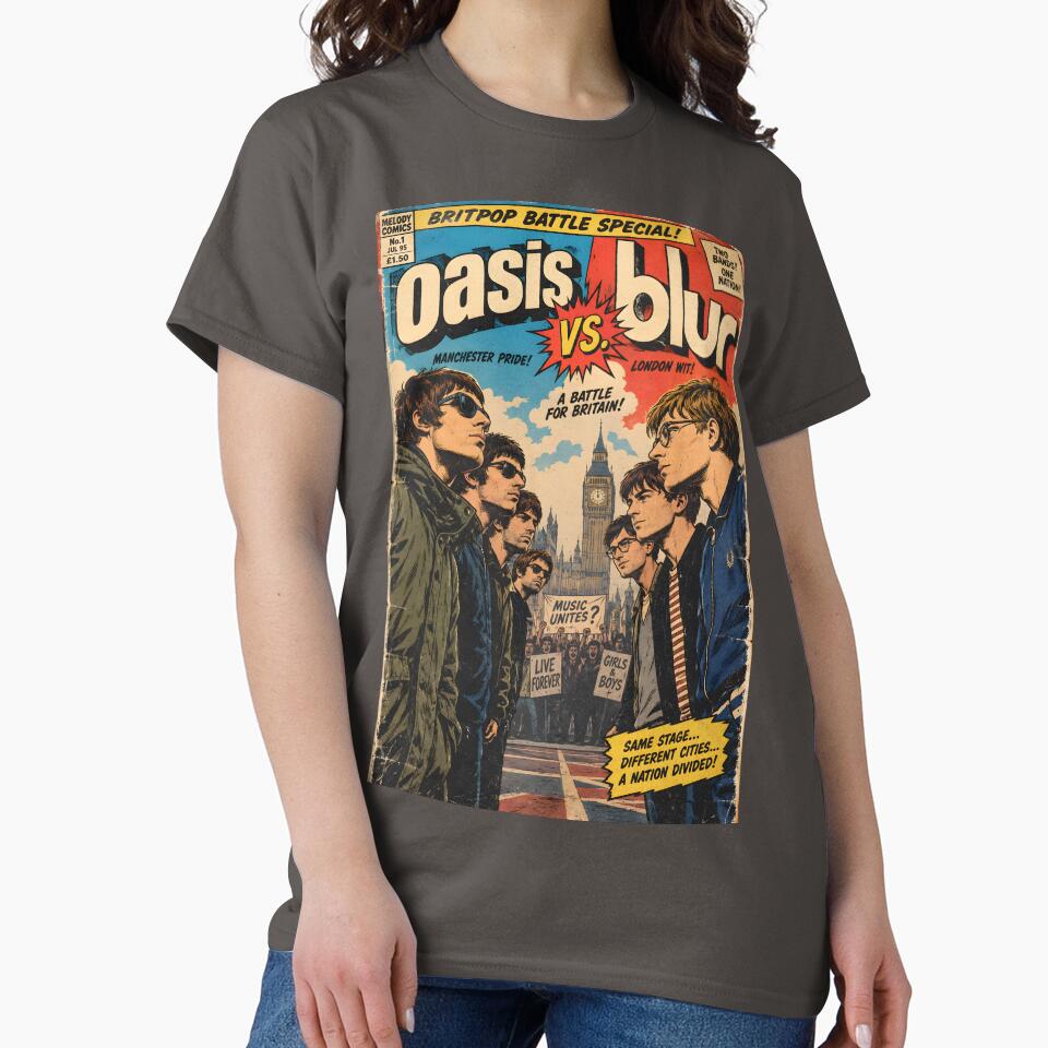 Oasis Vs. Blur Comic by Wanderdreaming