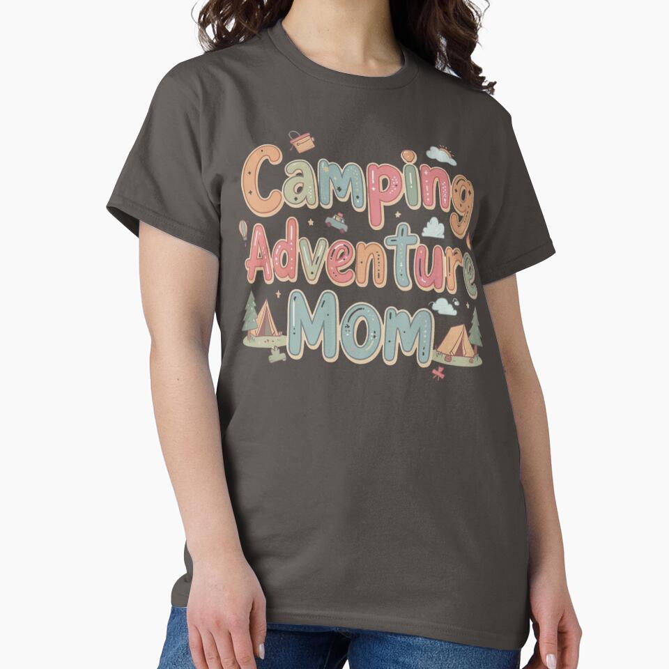 Adventure Mom Life – Funny Camping Mom Shirt by GaJaAtelier
