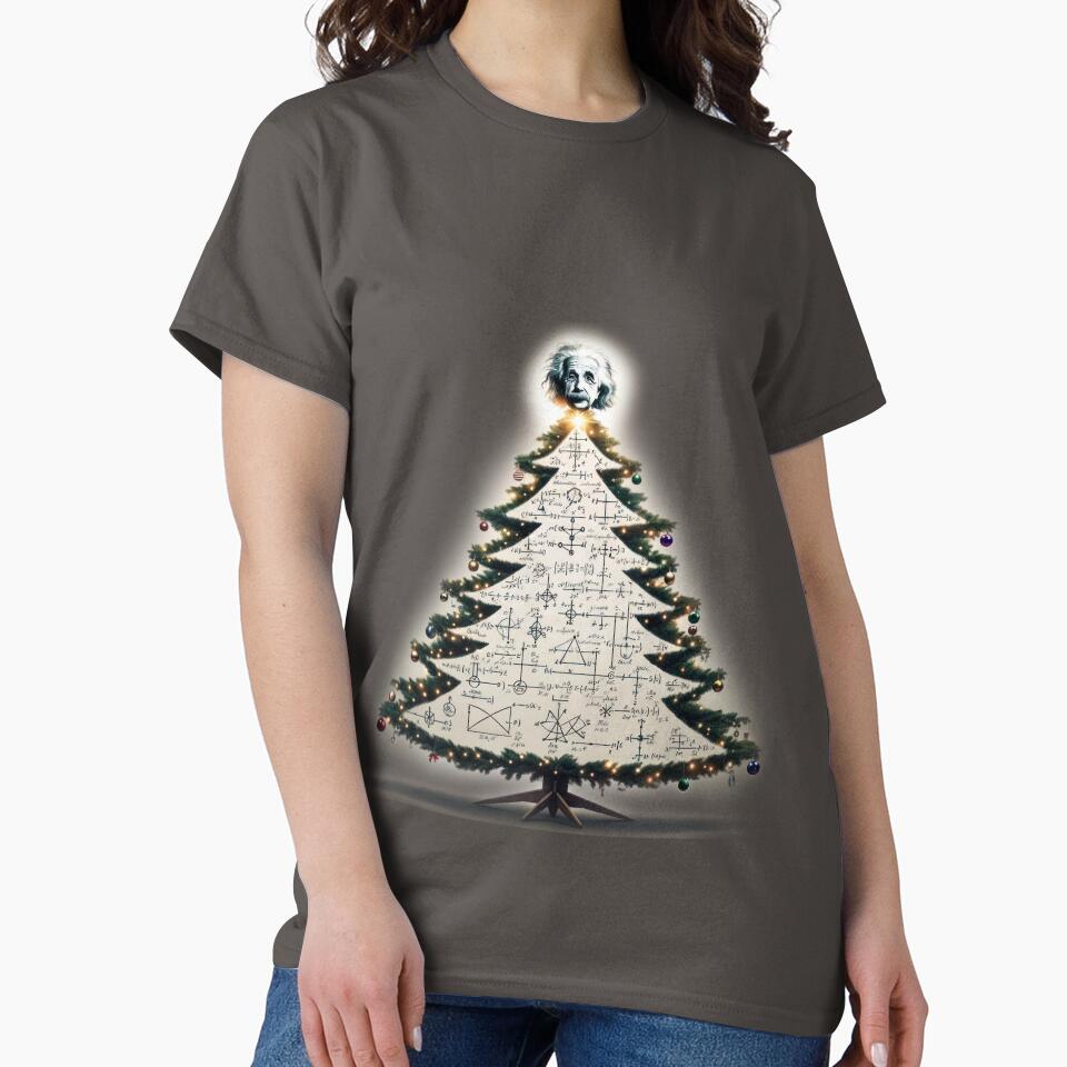 The Relativity of Christmas Cheer - Christmas T-shirt by DumbPet