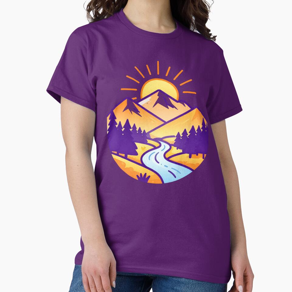 MOUNTAIN NATURE TREE by Julartwear