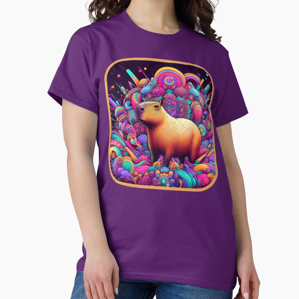 Capybara Art #15 | Capybara Lovers by ksgraphics222
