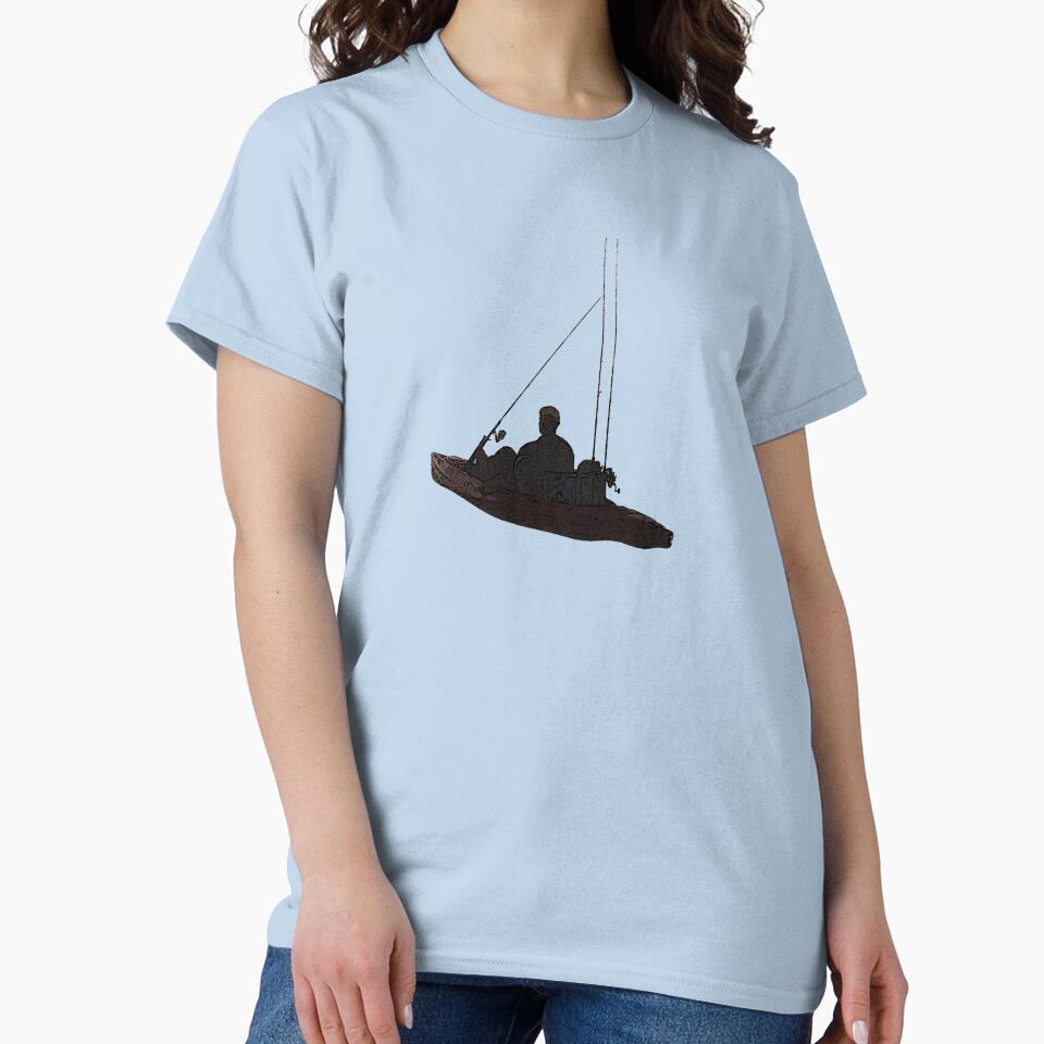 Kayak Fisherman Silhouette by designsasstultd