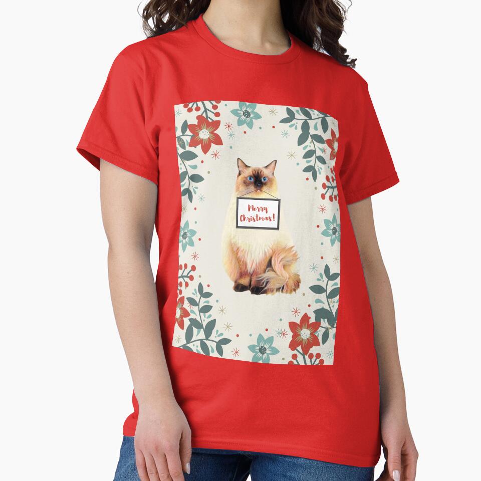 Christmas Ragdoll cat by AnnaAndVibes