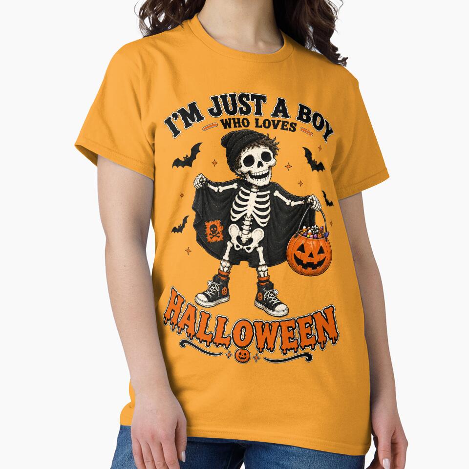 ⭐ CRYPT OR TREAT COLLECTION - SKELETON IN COSTUME - BOY by WheelieGdArt