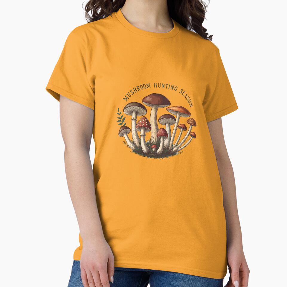 Mushroom Foraging - Botanical Design by ys96