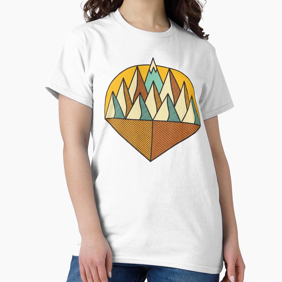 Floating Triangular Island Mountain Range by MackAndCo