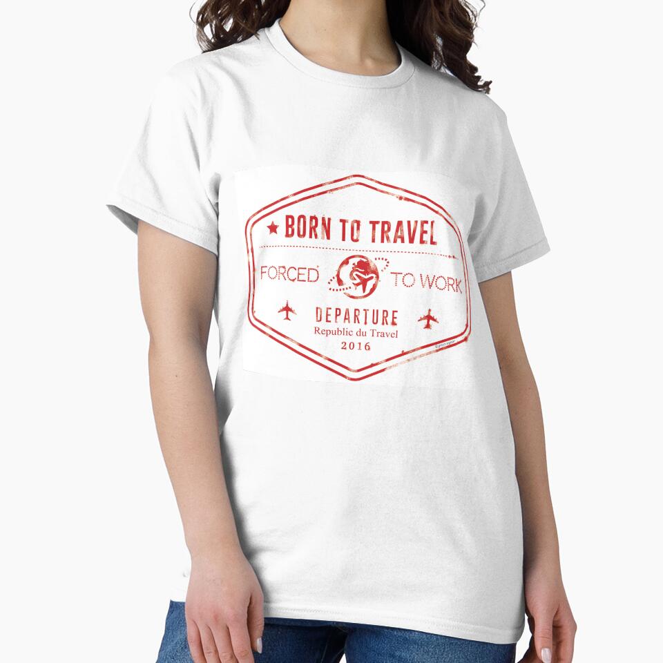 Born to Travel Stamp by groovygear