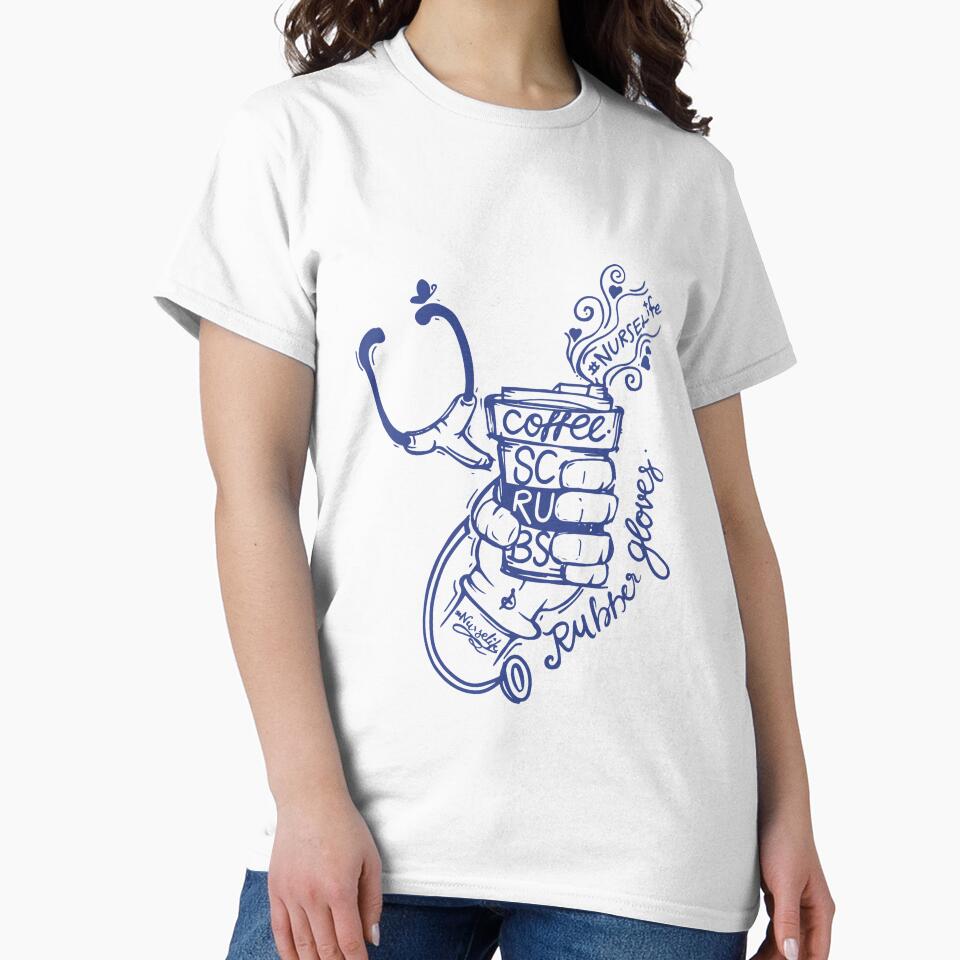 night shift nurse essentials T-shirt by artboxgo