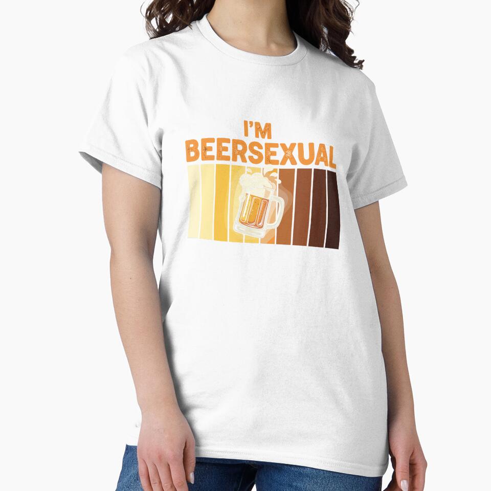 I'm Beersexual Love For Beer Drinking LGBTQ by Dressed For  Duty