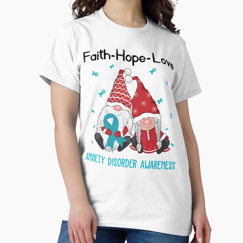Faith Hope Love Anxiety Disorder Awareness by Sabfit