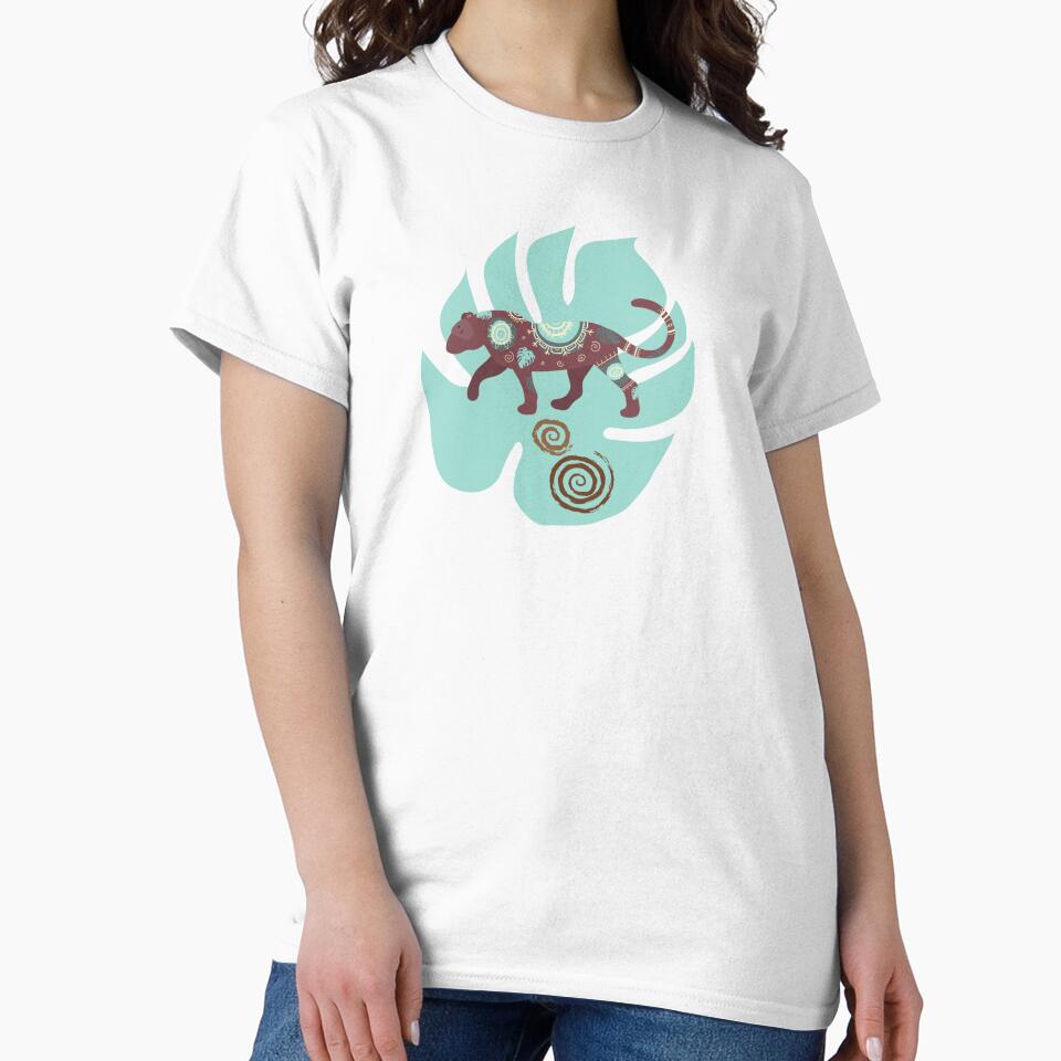 Boho Panther Leaf by HappyLifeCreate