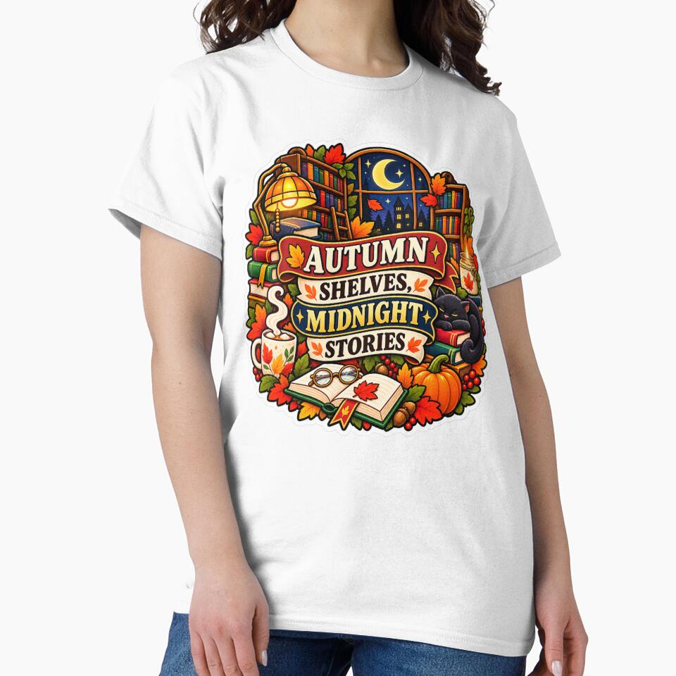 Autumn Shelves, Midnight Stories Librarian by supertae