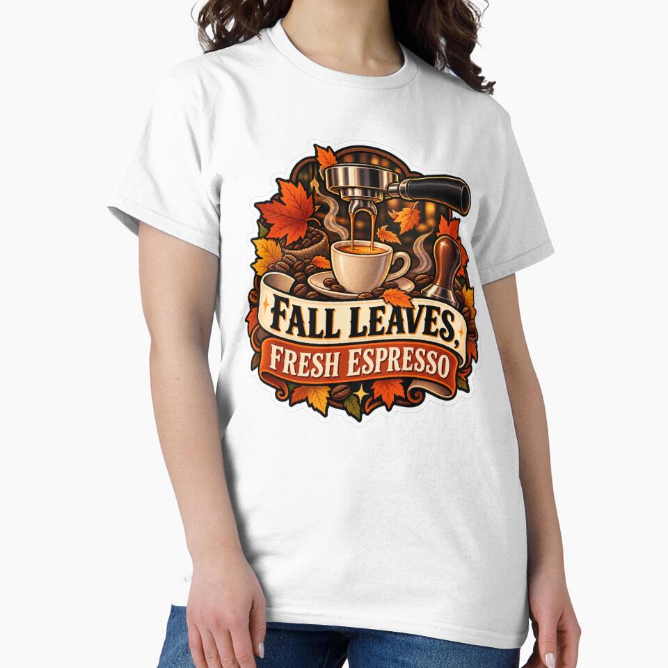Fall Leaves, Fresh Espresso Barista by supertae