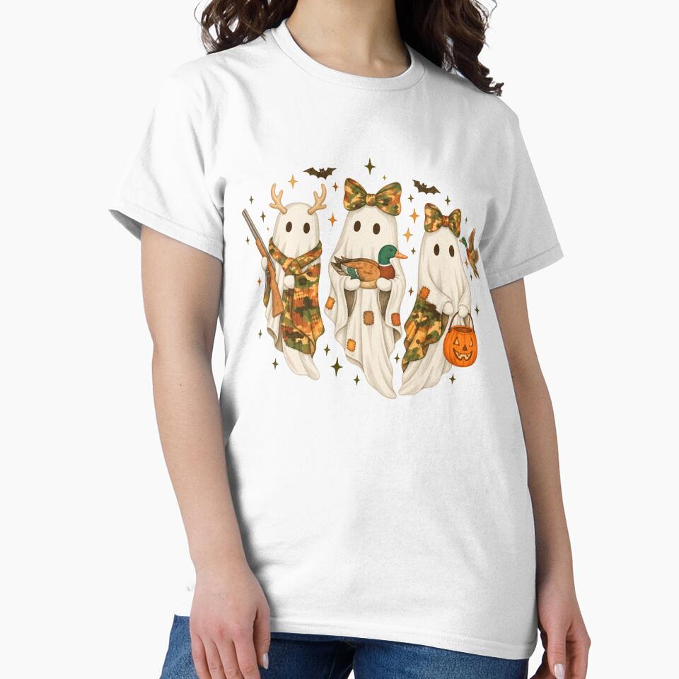 Camo Hunting Ghosts Duck Season Halloween by KireVeronica