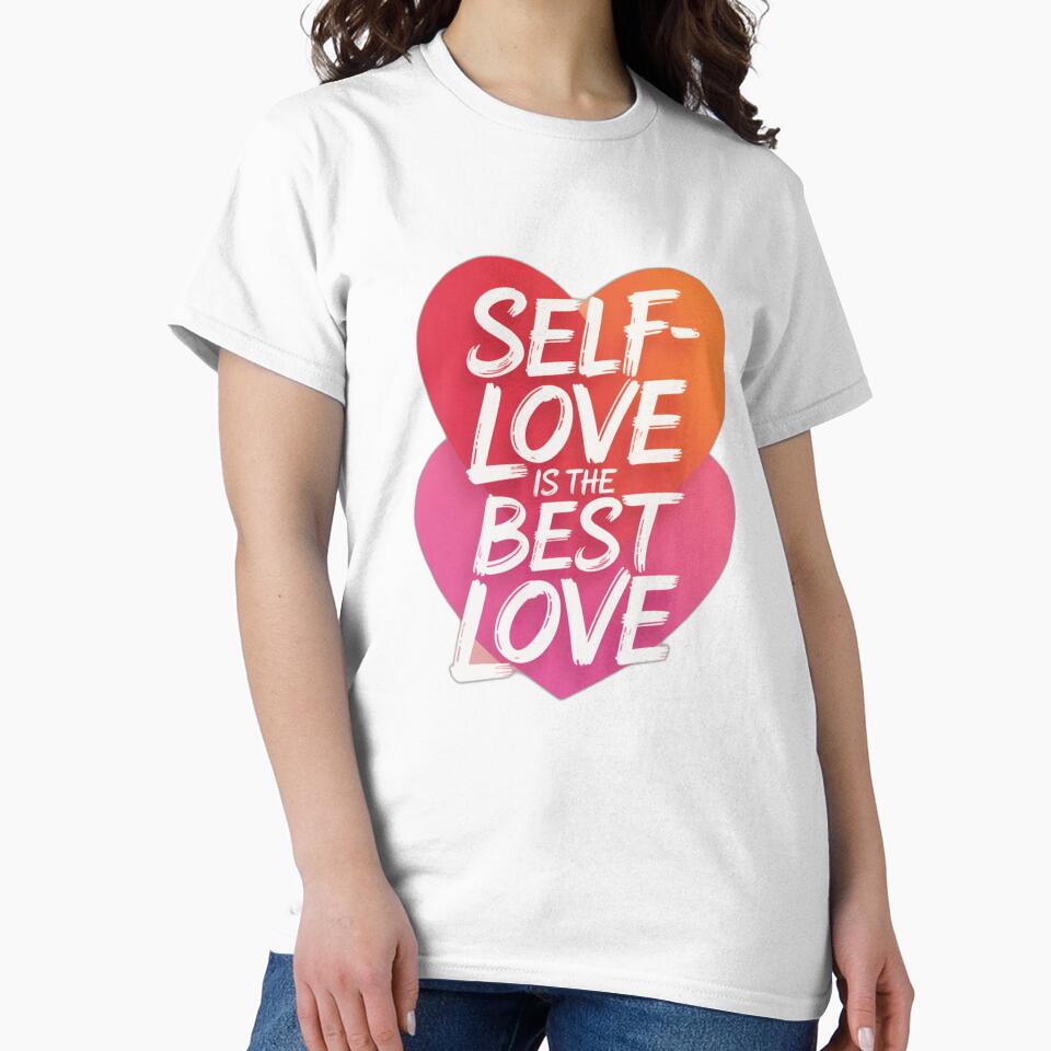 Self Love Is The Best Love | Motivational Quote Typography Design by Desgin0001