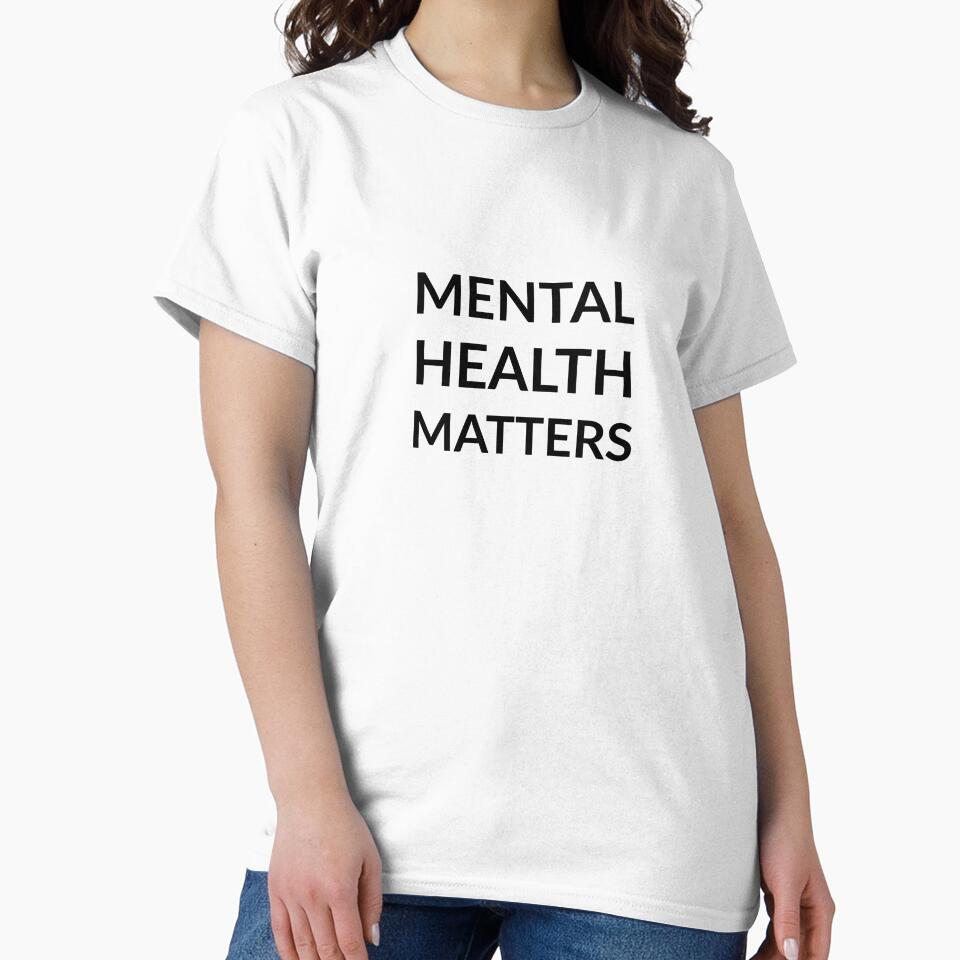 MENTAL HEALTH MATTERS (black and white) by Inspirationmotivation