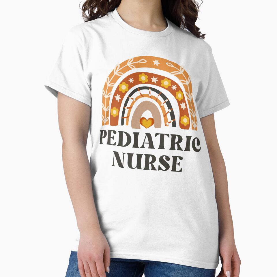 Pediatric Nurse Vintage Rainbow by AsinusAS