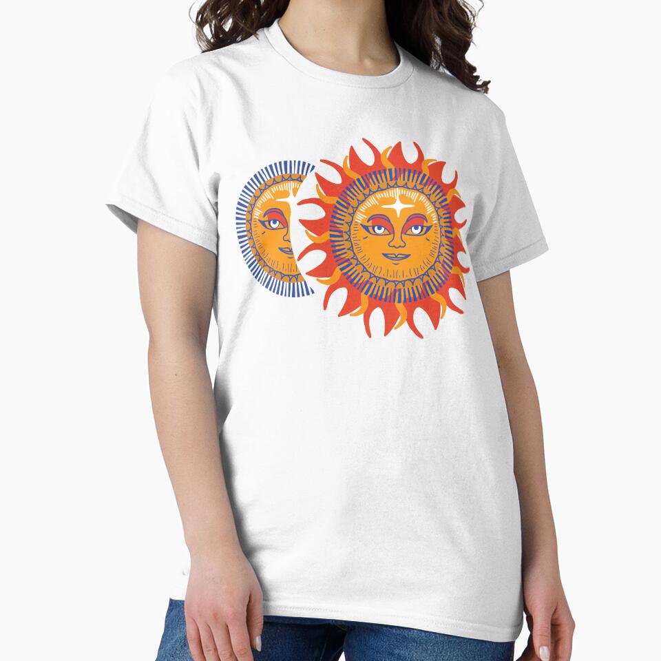 Moon and sun together pattern by HarridanCreates
