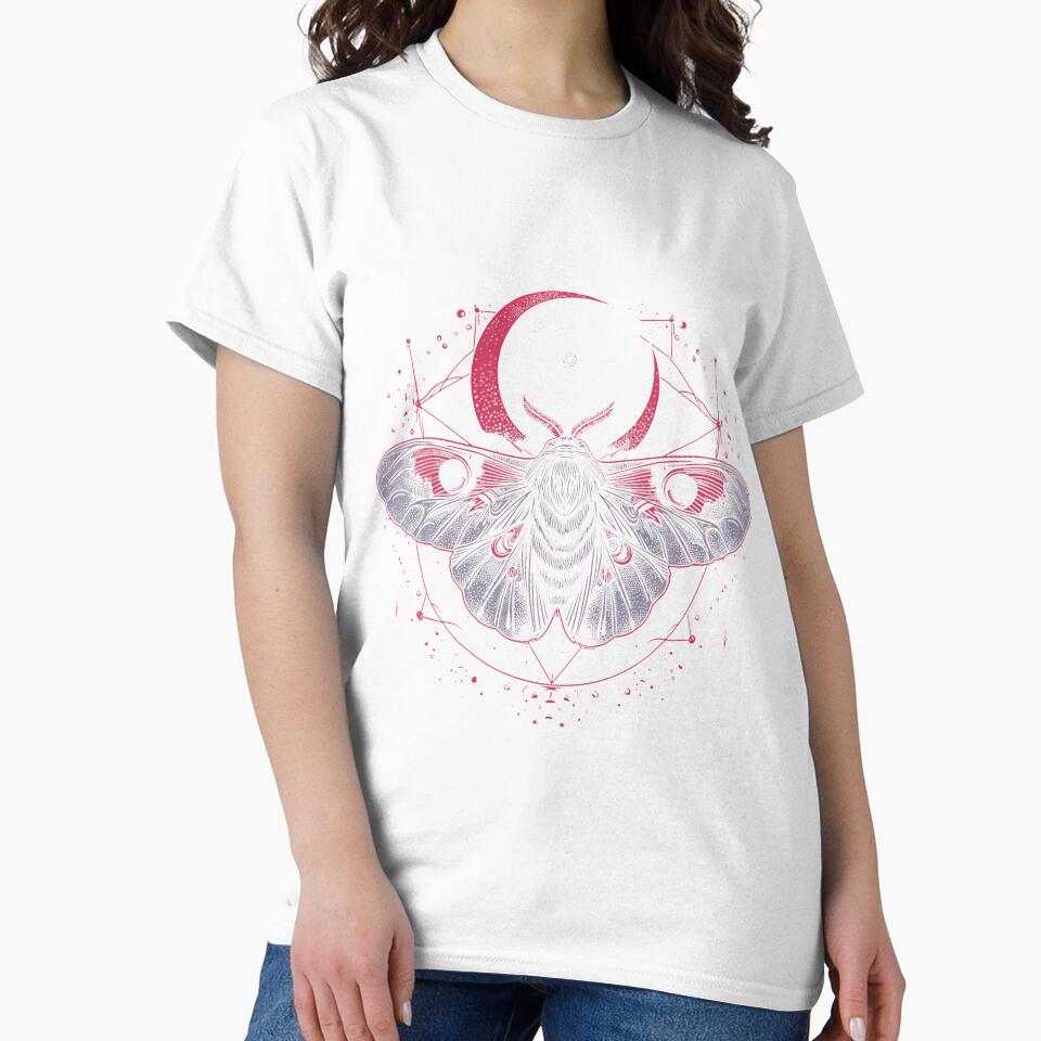 Celestial Moon Moth Gothic Occult by gincasfikret4