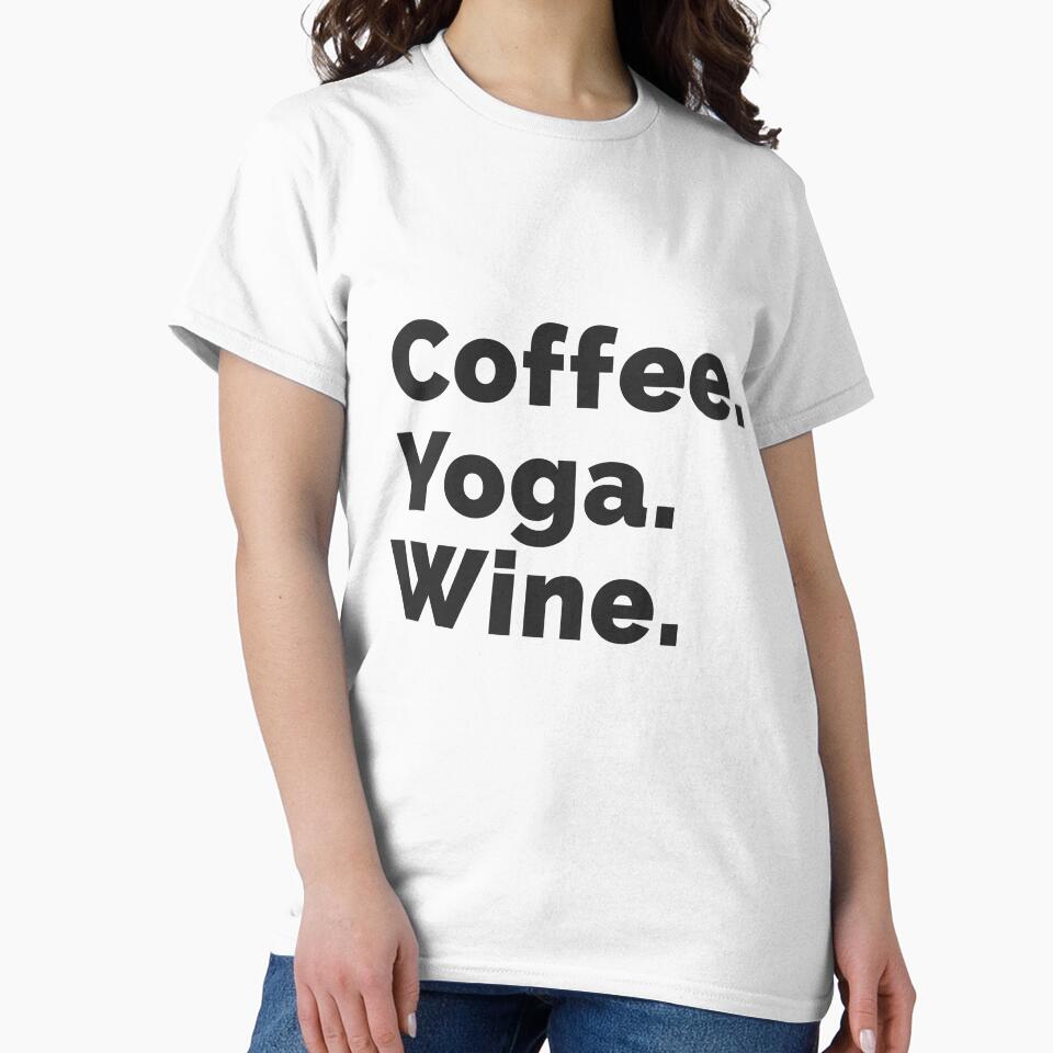 Yoga cardio yoga coffee wine yoga lover by Tropical Blood