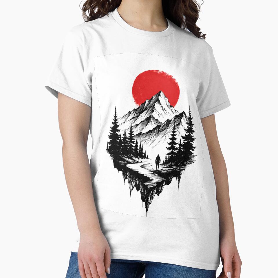 Nature Mountain Art by WoodPress