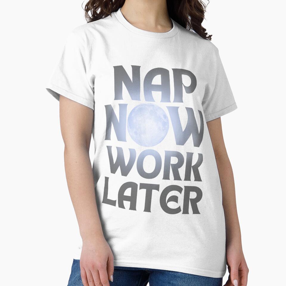 Nap now Work later moonlight black background by Chaos-Touch