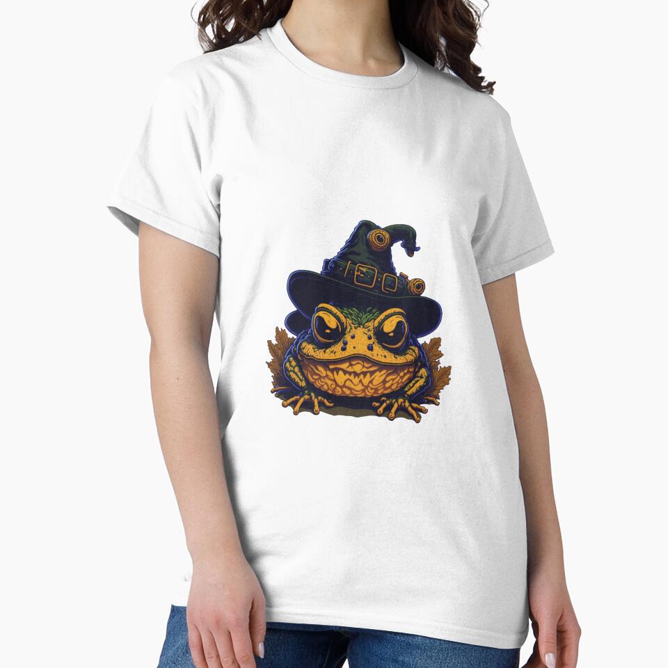 Spooky Halloween frog by SketchHue