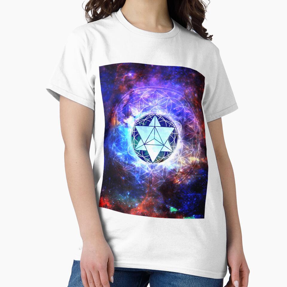 Sacred Geometry Merkaba Abstract by jyabbmgxek27